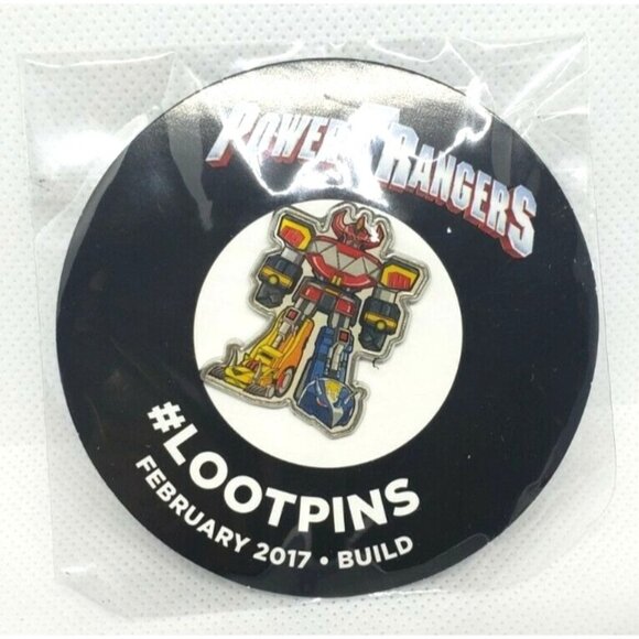 Power Rangers Build 2017 February Loot Crate Enamel Pin - Picture 2 of 5